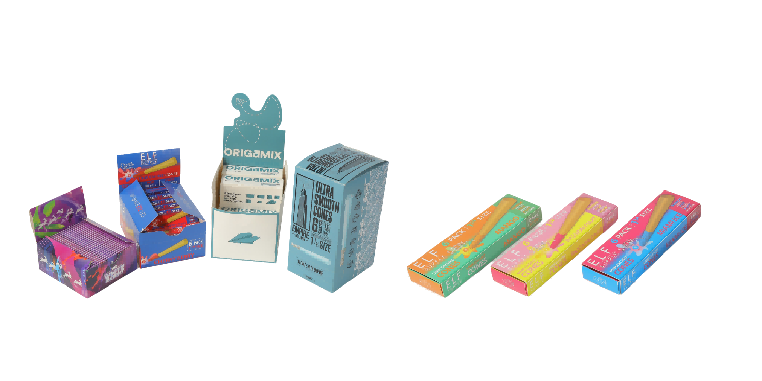 Custom packaging: bulk, jar sets, display and retail cartons