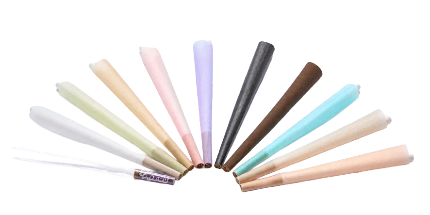 Rolling papers made of hemp, rice, bamboo and wood pulp