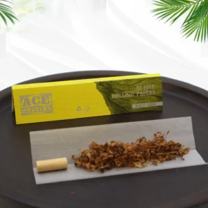 Ace Rolling King Size White Wood Pulp Rolling Papers - 32 Leaves wholesale product and packaging