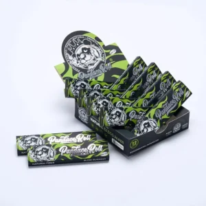 Ace Rolling 44×108mm Natural Hemp Pre-Rolled Cones - Green Display Box wholesale product and packaging