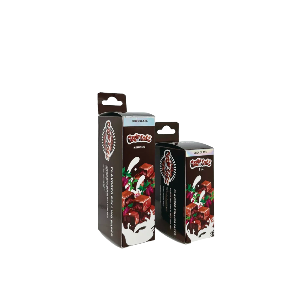 Brilloll Standard Chocolate Wood Pulp Wrap Booklets wholesale product and packaging
