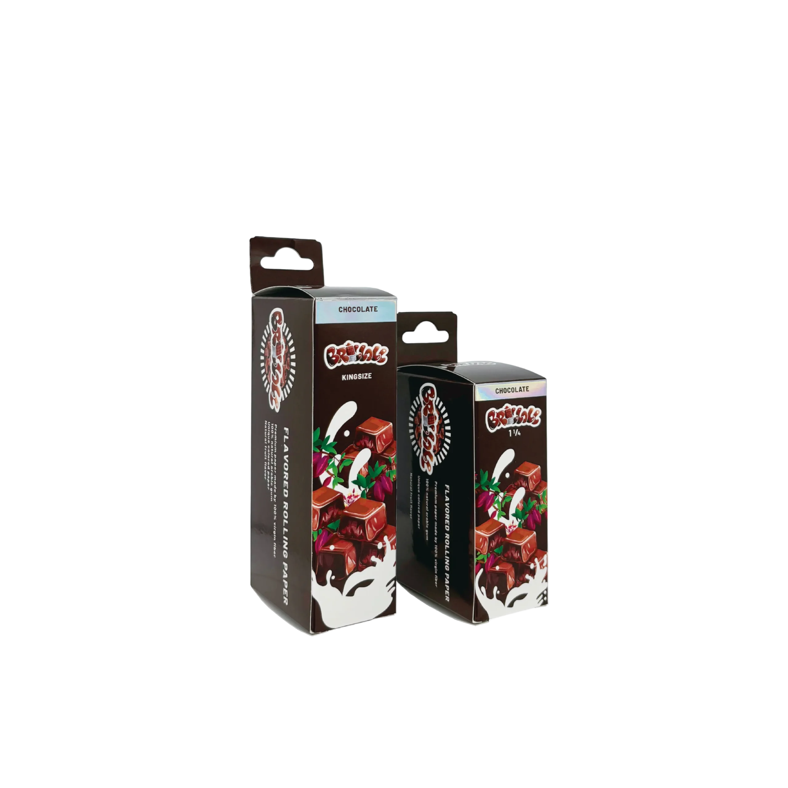 Brilloll Standard Chocolate Wood Pulp Wrap Booklets