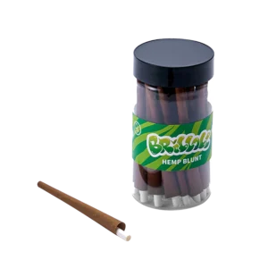 Brilloll Standard Hemp Blunt Wrap Jar wholesale product and packaging