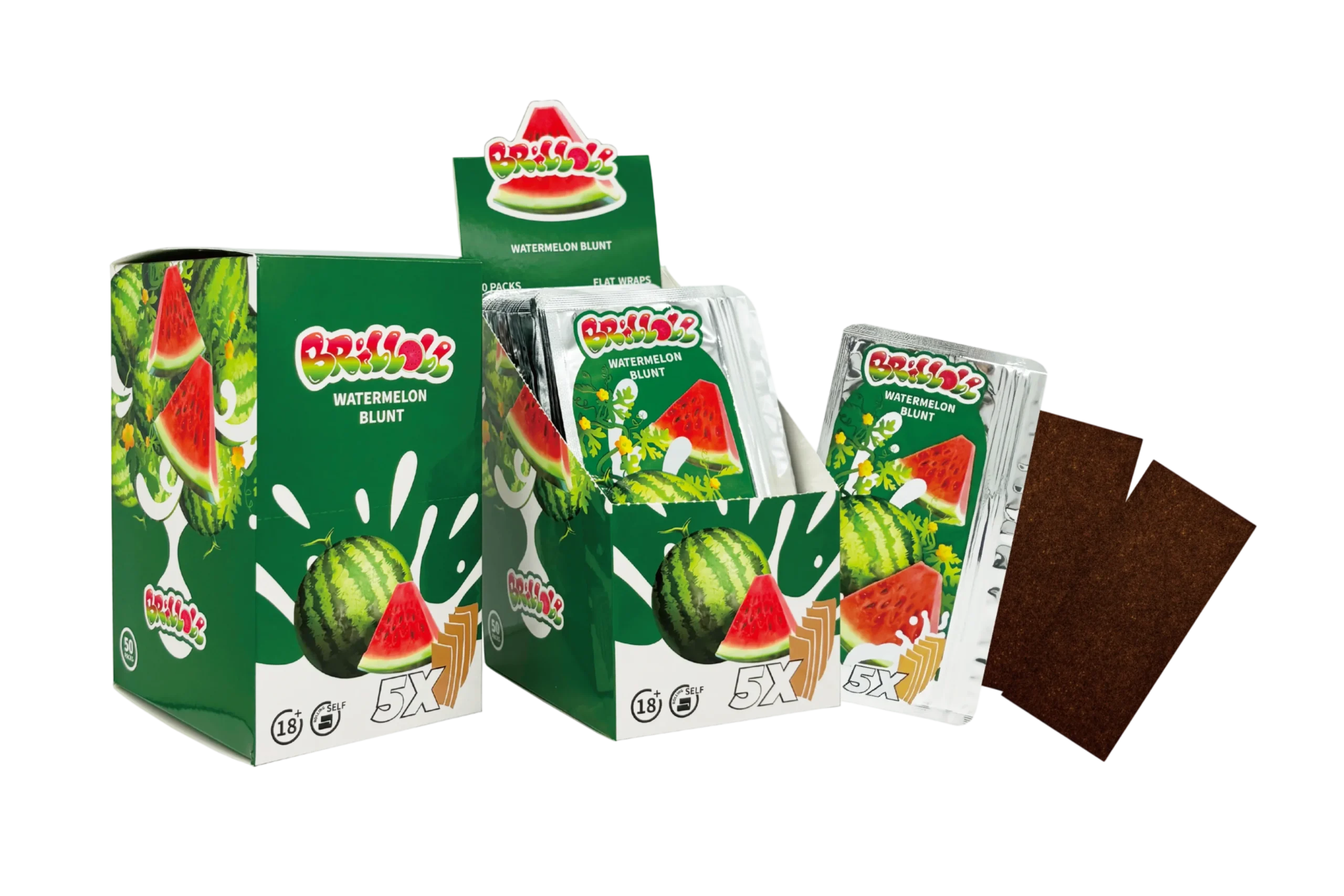 Brilloll Standard Watermelon Blunt Wrap Booklets