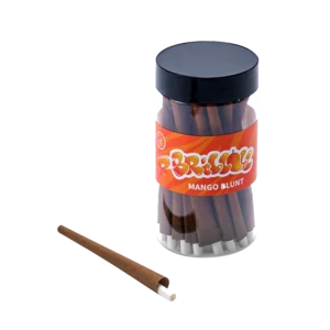 Brilloll Standard Mango Blunt Wrap Jar wholesale product and packaging