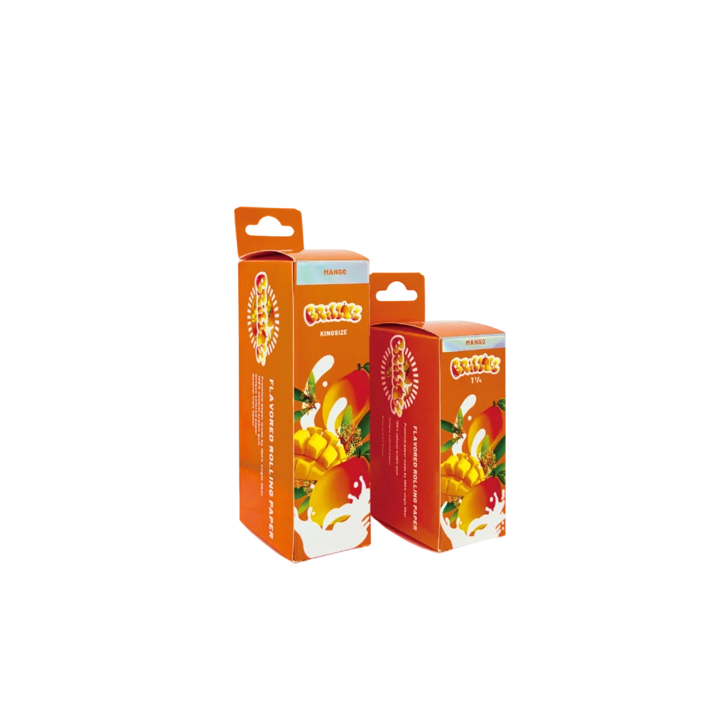 Brilloll Standard Mango Wood Pulp Wrap Booklets wholesale product and packaging