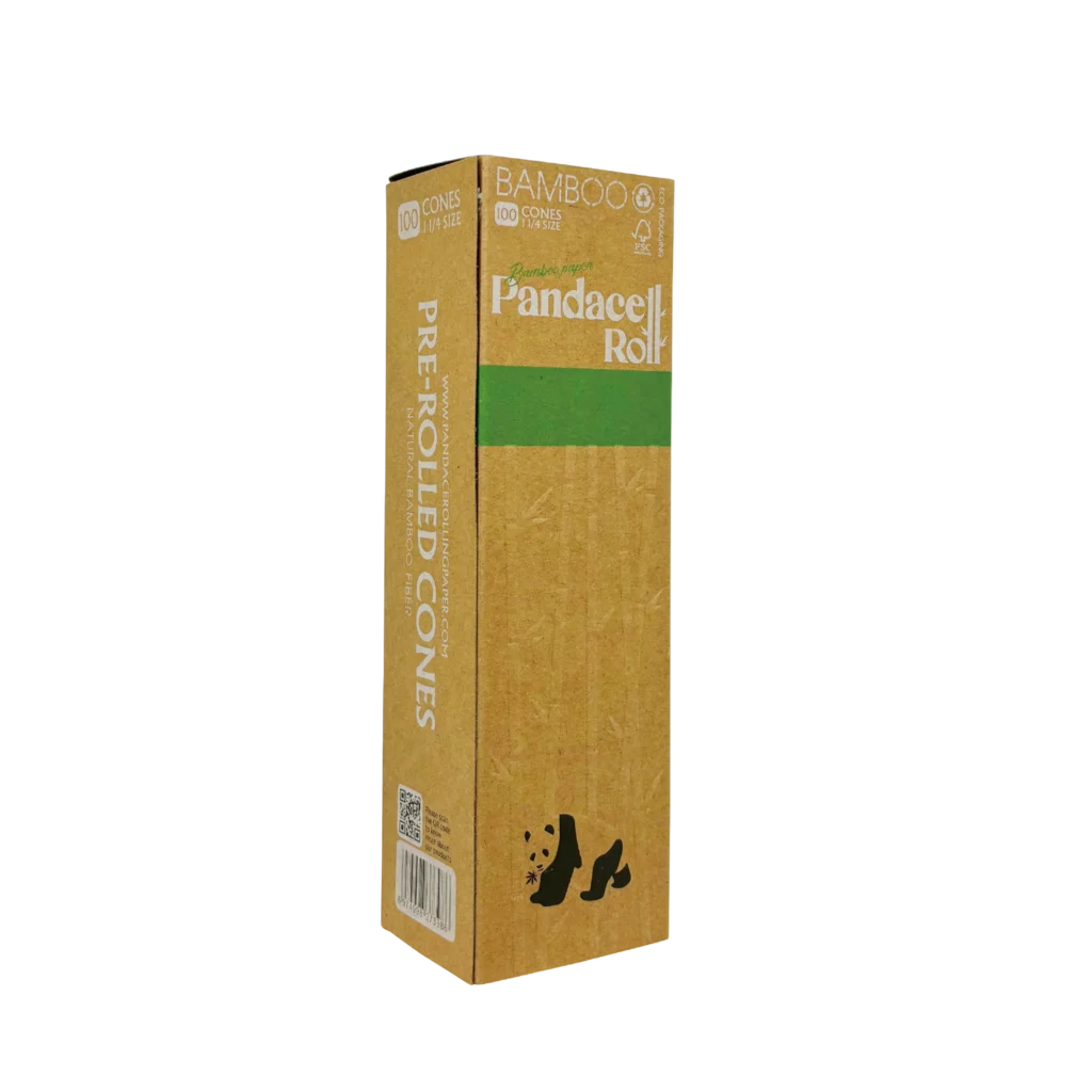 Pandace Roll Bamboo 78x44 50 PK Pre-Rolled Cones wholesale product and packaging