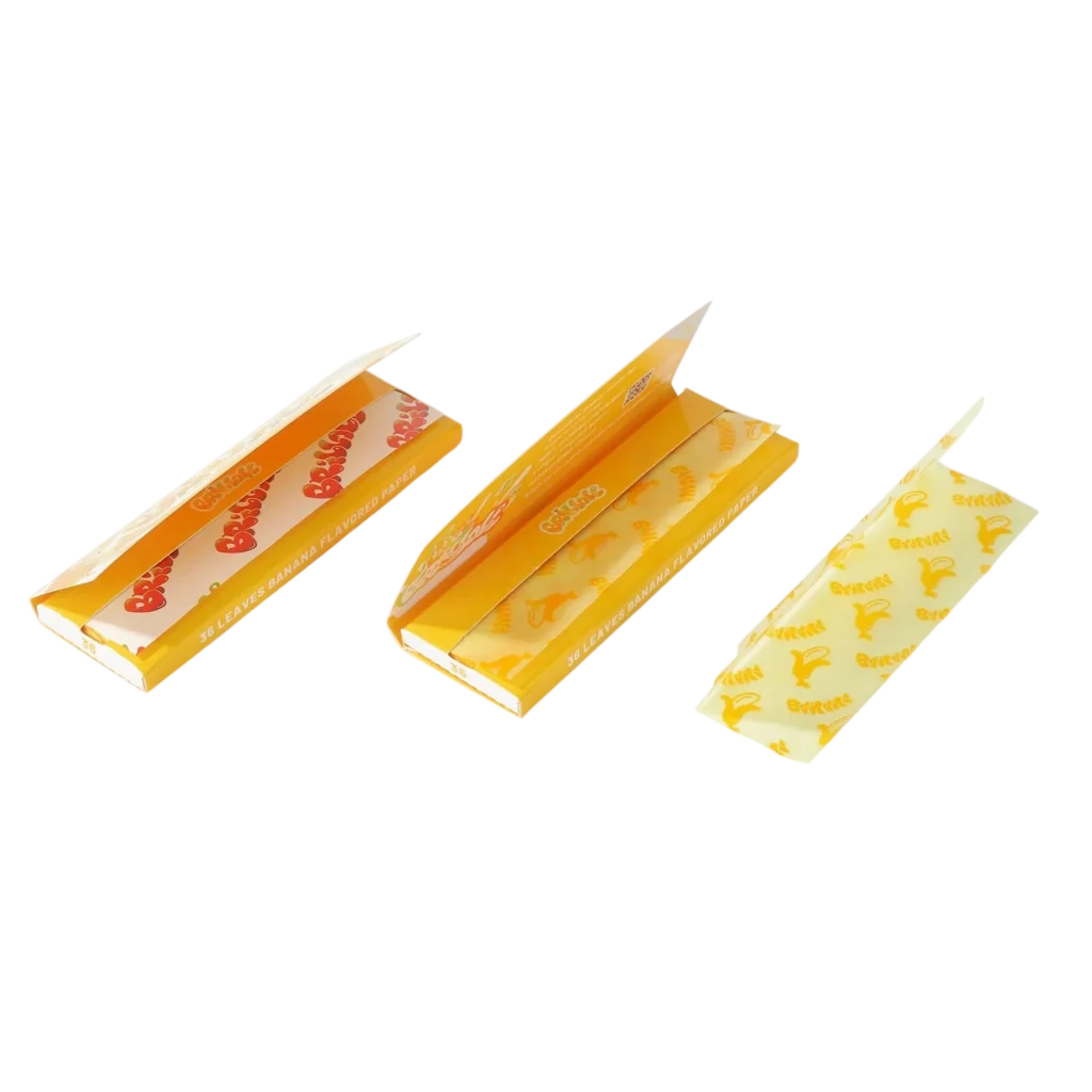 Brilloll Standard Banana Wood Pulp Wrap Booklets wholesale product and packaging
