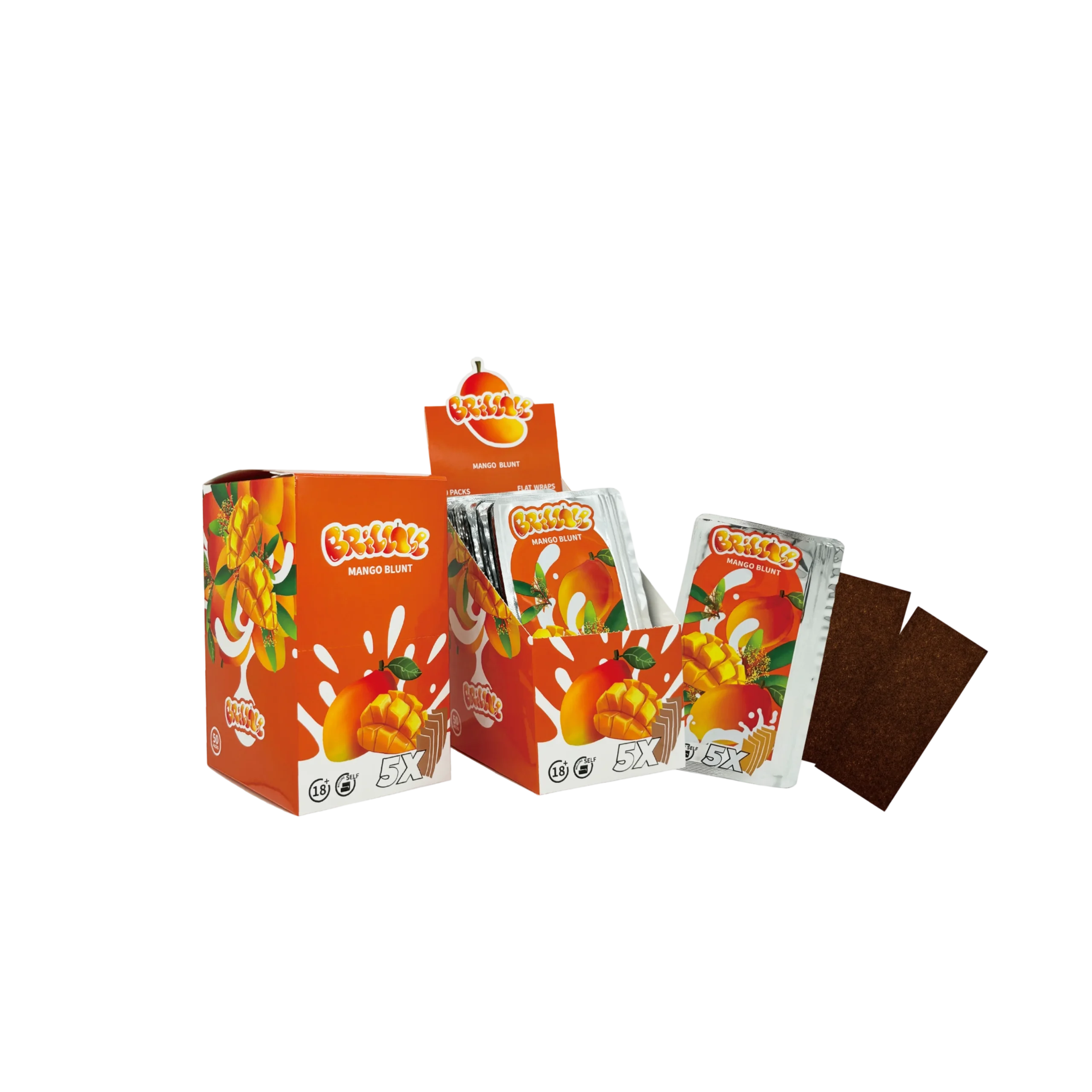 Brilloll Standard Mango Blunt Wrap Booklets