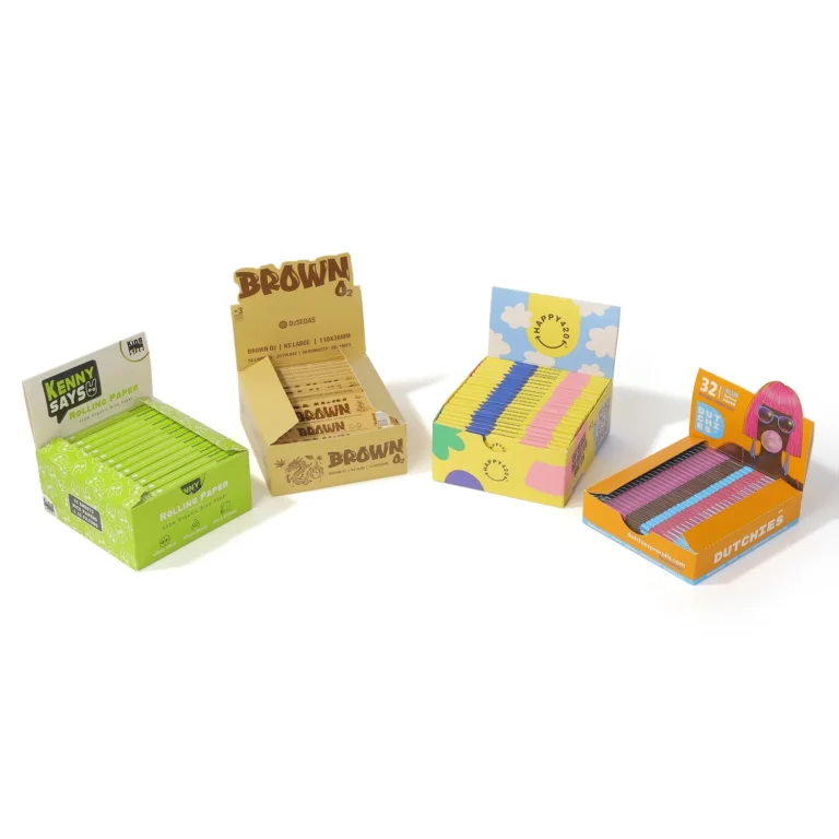 Ace Rolling colorful retail display boxes and tray packaging set