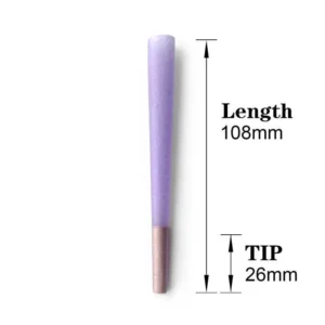 Ace Rolling 44*108mm purple Wood Pulp Pre-Rolled Cone wholesale product and packaging