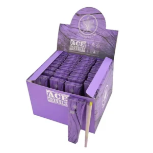 Ace Rolling 44*108mm purple Wood Pulp Pre-Rolled Cone wholesale product and packaging
