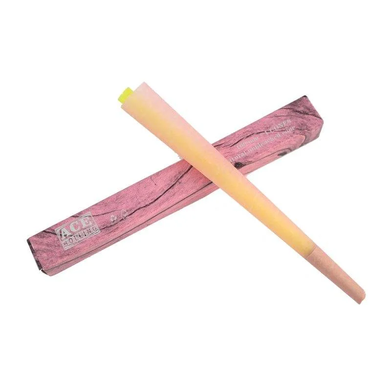 Ace Rolling 44*108mm Pink hemp Pre-Rolled Cone