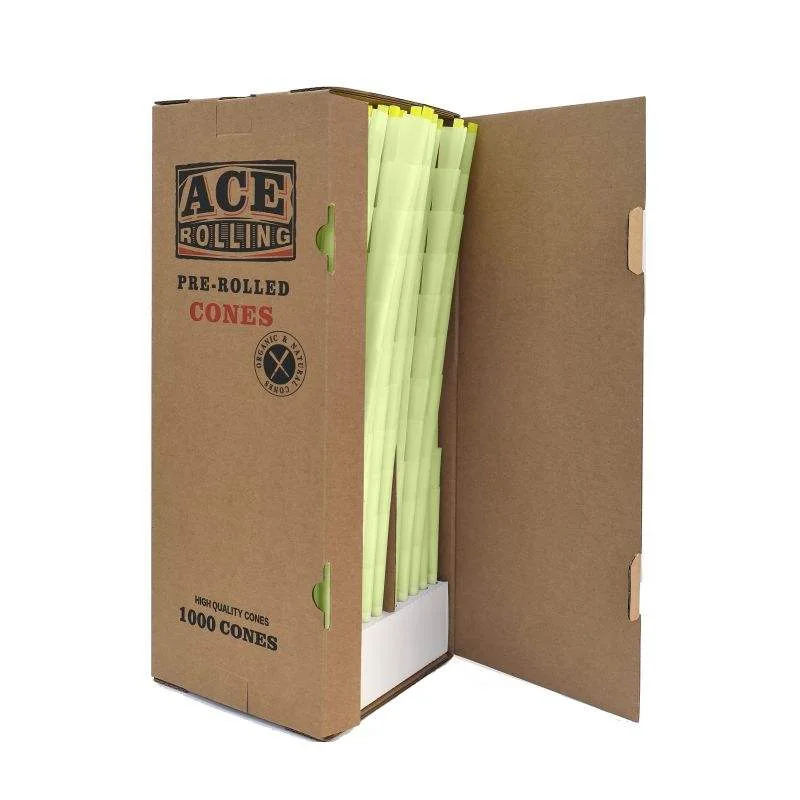 Ace Rolling 44*108mm Green Wood Pulp Pre-Rolled Cone