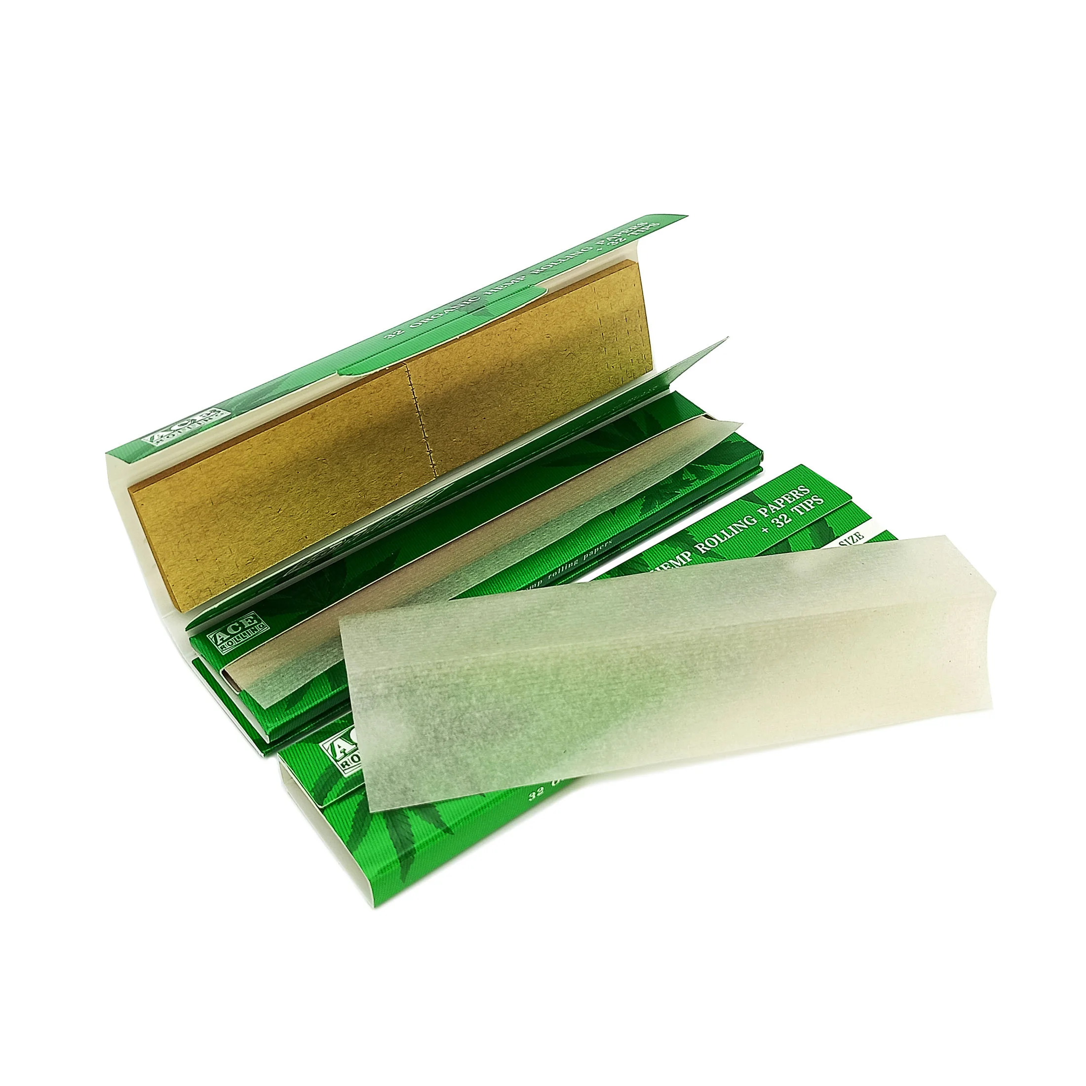 Ace Rolling Customized Size Brown hemp Pulp Rolling Papers
