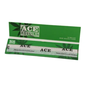 Ace Rolling Customized Size Brown hemp Pulp Rolling Papers wholesale product and packaging