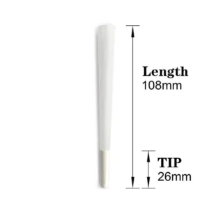 Ace Rolling 44x108mm White hemp Pre-Rolled Cone wholesale product and packaging
