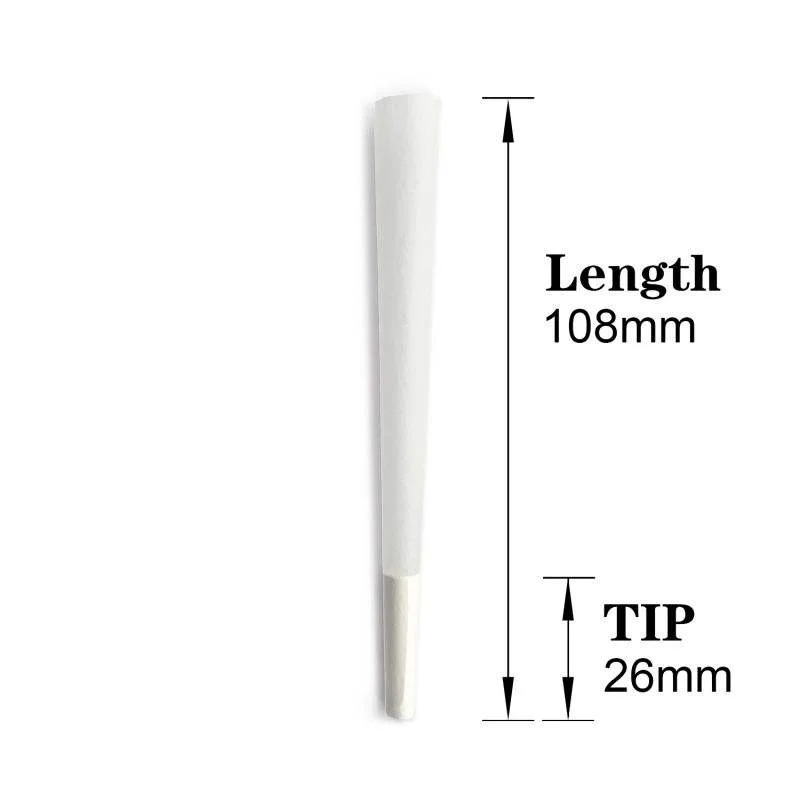 Ace Rolling 44*108mm White hemp Pre-Rolled Cone