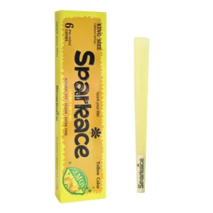 Ace Rolling 44*108mm Yellow Wood Pulp Pre-Rolled Cone wholesale product and packaging
