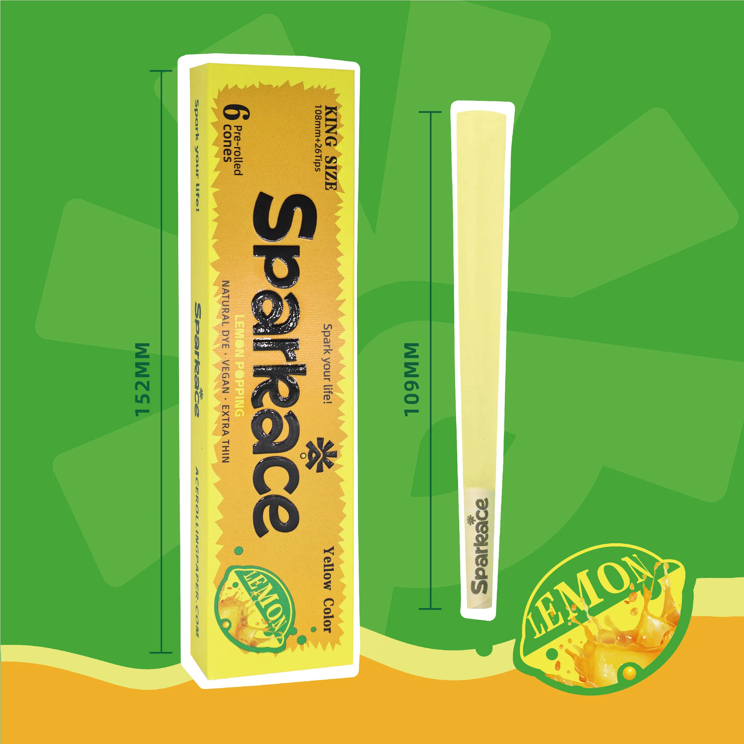 Sparkase Size Rolling Papers