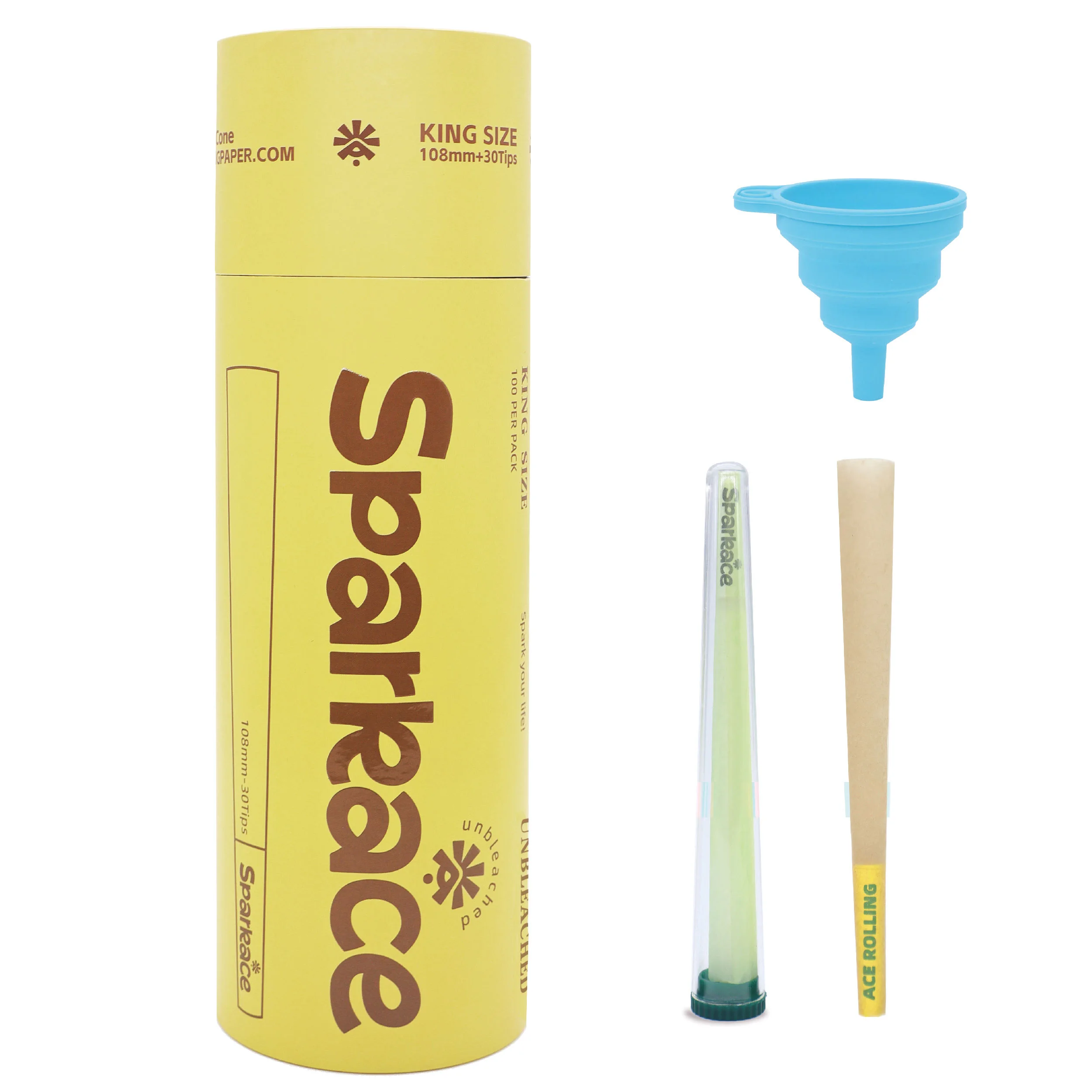 Sparkase Customized Size Brown Wood Pulp Rolling Papers