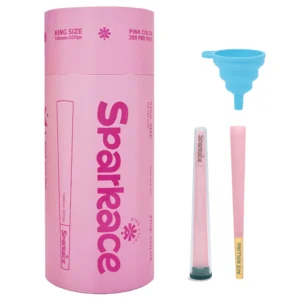 Ace Rolling Customized Size Pink Wood Pulp Pre-Rolled Cone wholesale product and packaging