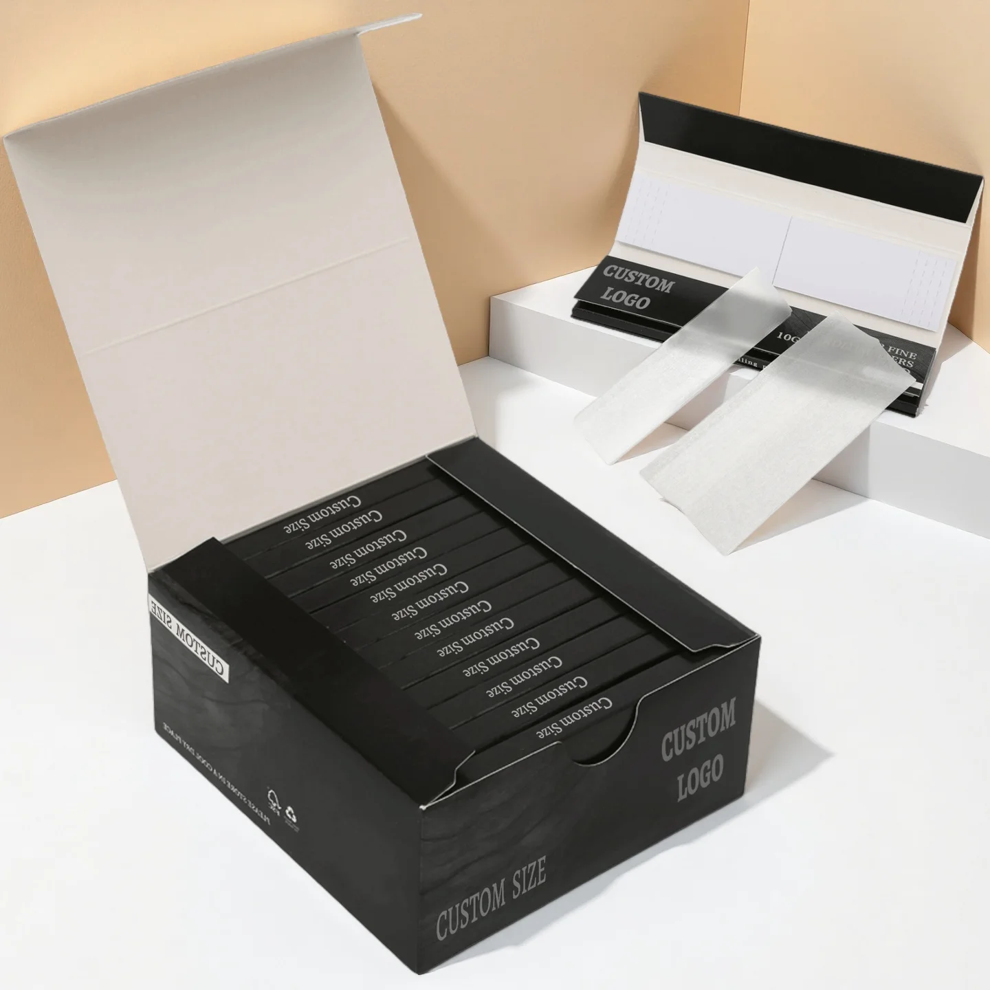 Ace Rolling Customized Size white Wood Pulp Rolling Papers