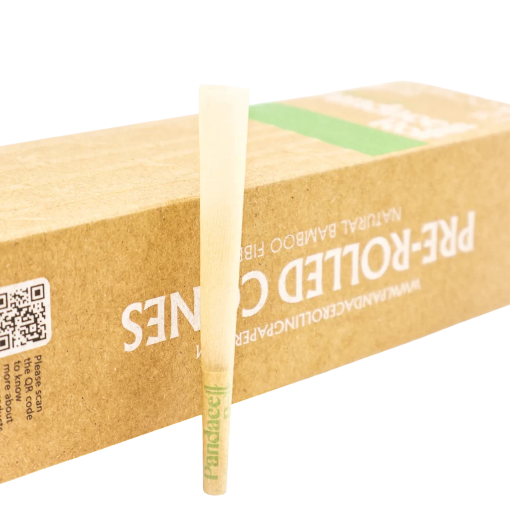 Pandace Roll Bamboo King Size 100 PK Pre-Rolled Cones wholesale product and packaging
