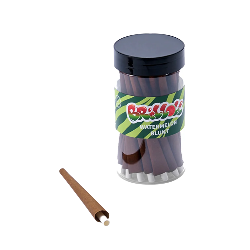 Brilloll Standard Watermelon Blunt Wrap Jar wholesale product and packaging