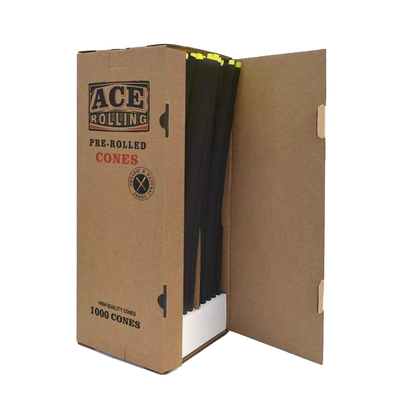 Ace Rolling 44*108mm Custom Color Wood Pulp Pre-Rolled Cone