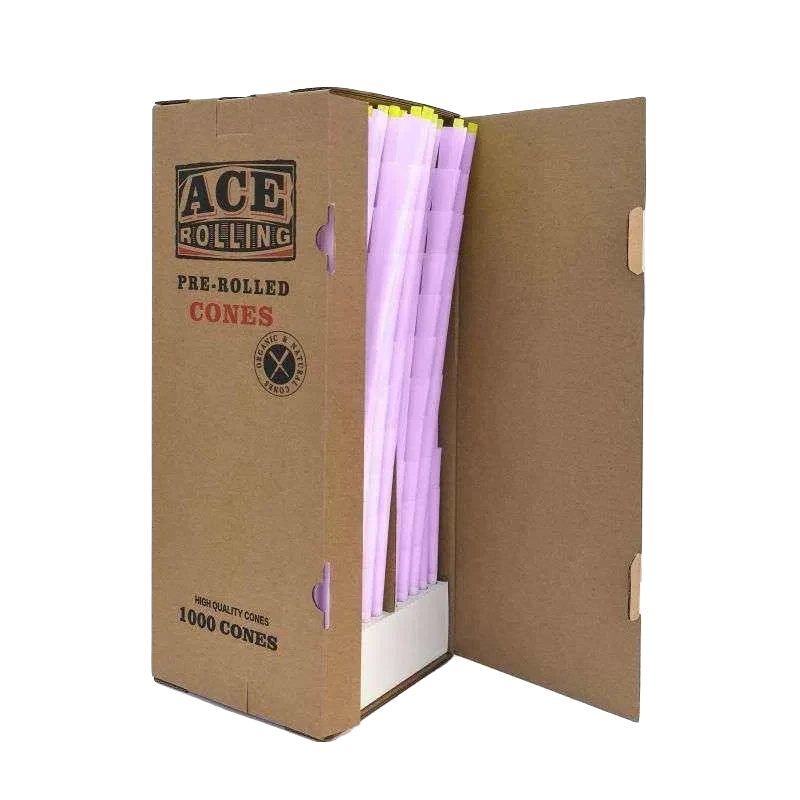 Ace Rolling 44*108mm Purple Wood Pulp Pre-Rolled Cone