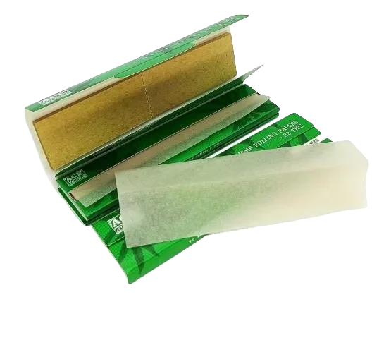 Ace Rolling King Size Green Hemp Rolling Papers with Tips
