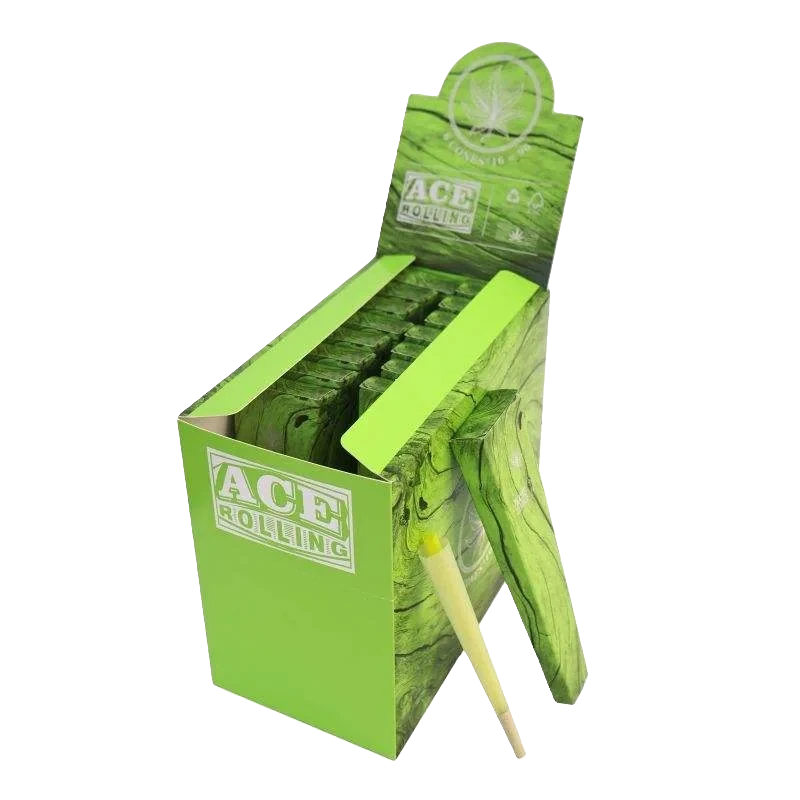 Ace Rolling 44*108mm Green hemp Pre-Rolled Cone