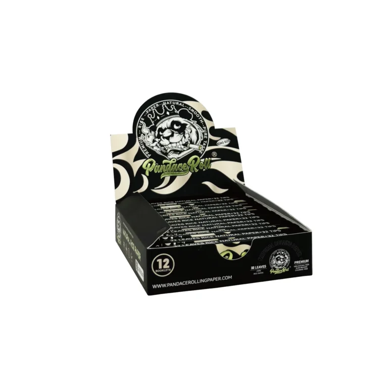 Pandace Roll king size premium rice paper display labeled pure taste