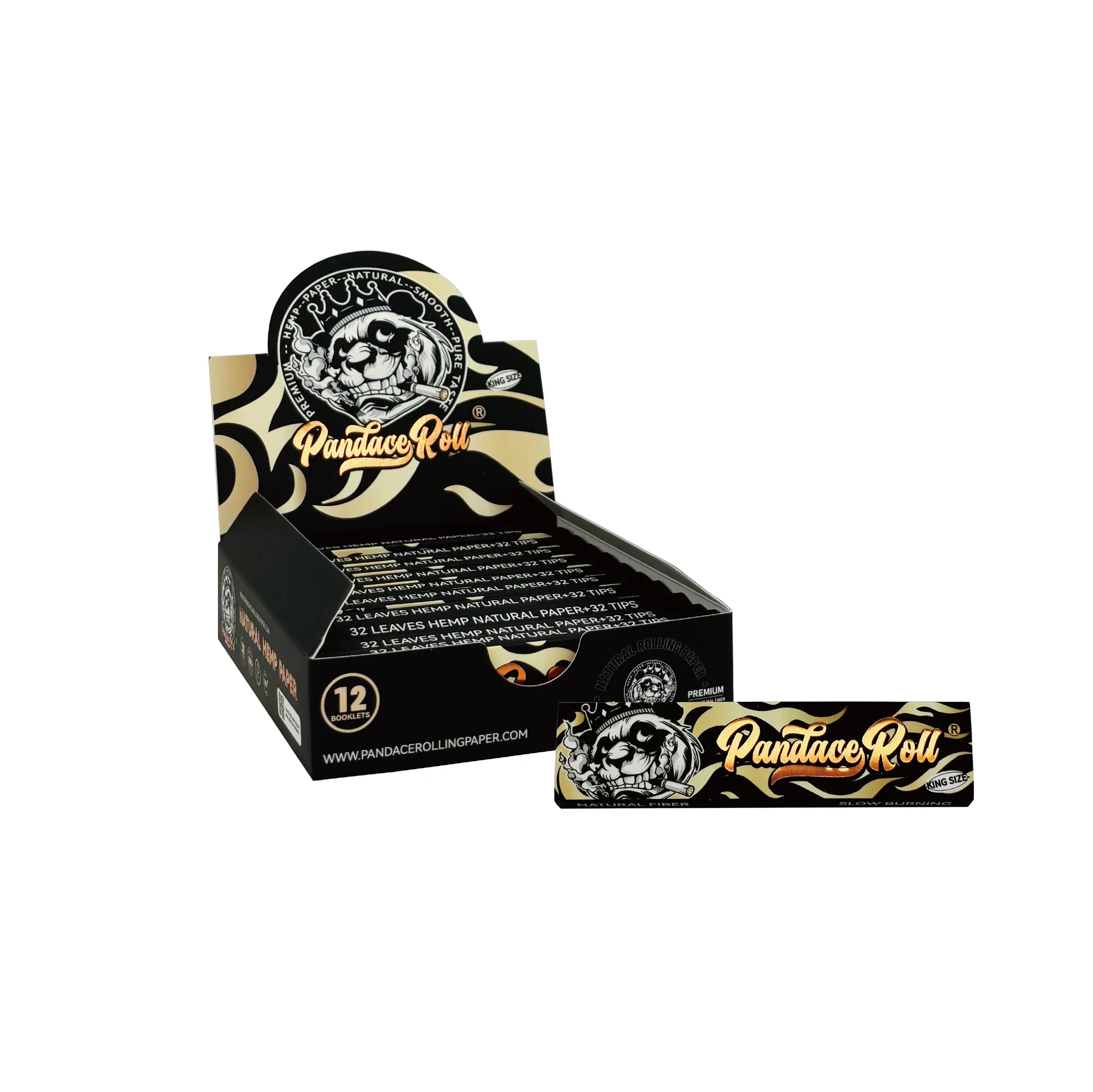 Pandace Roll king size hemp booklet display box and pack