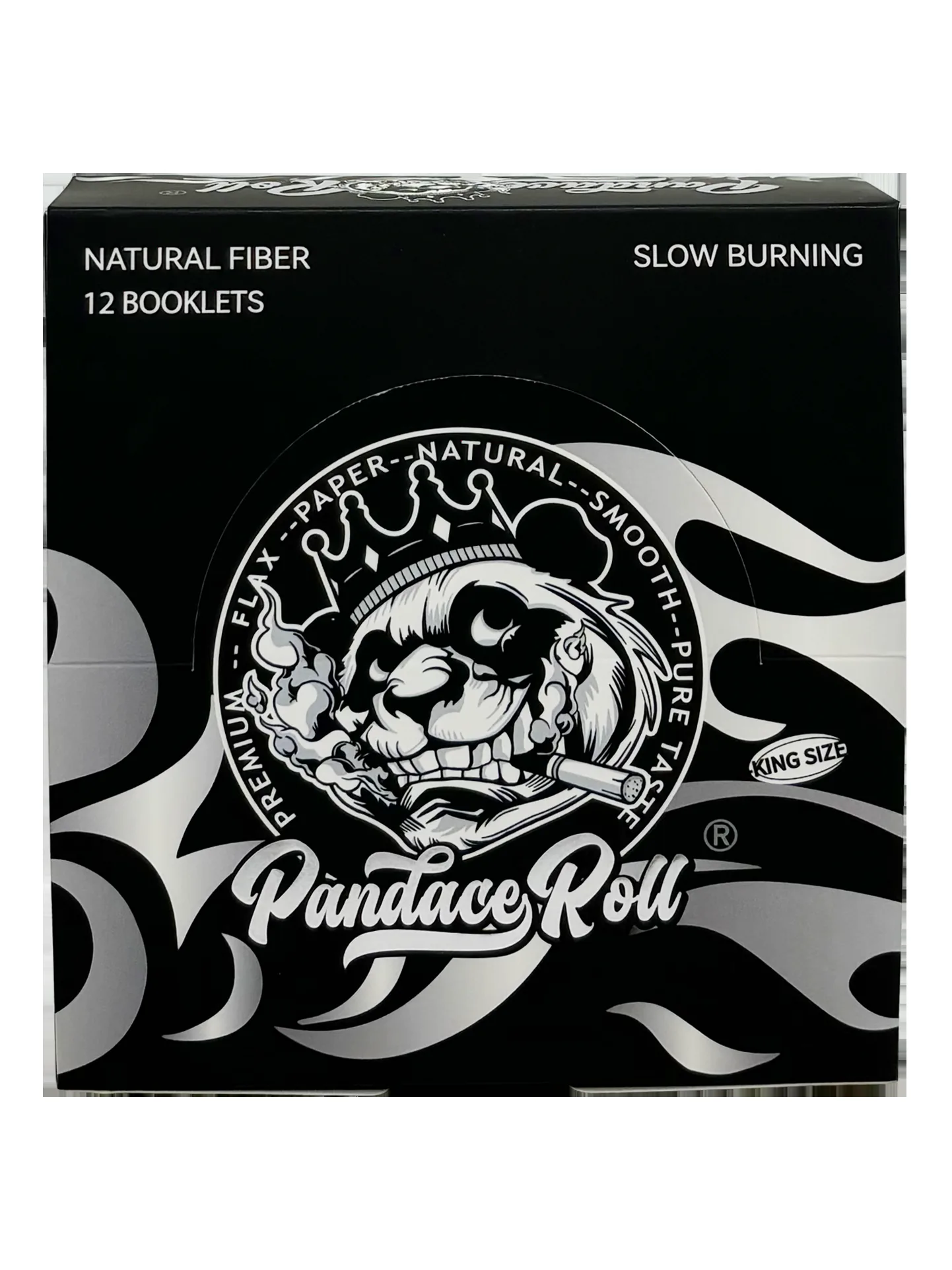 Pandace Roll king size display labeled natural fiber flax paper