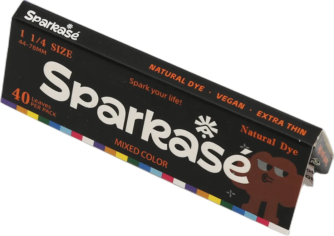 Sparkasé 1 1/4 size pack marked 44-78mm mixed color papers