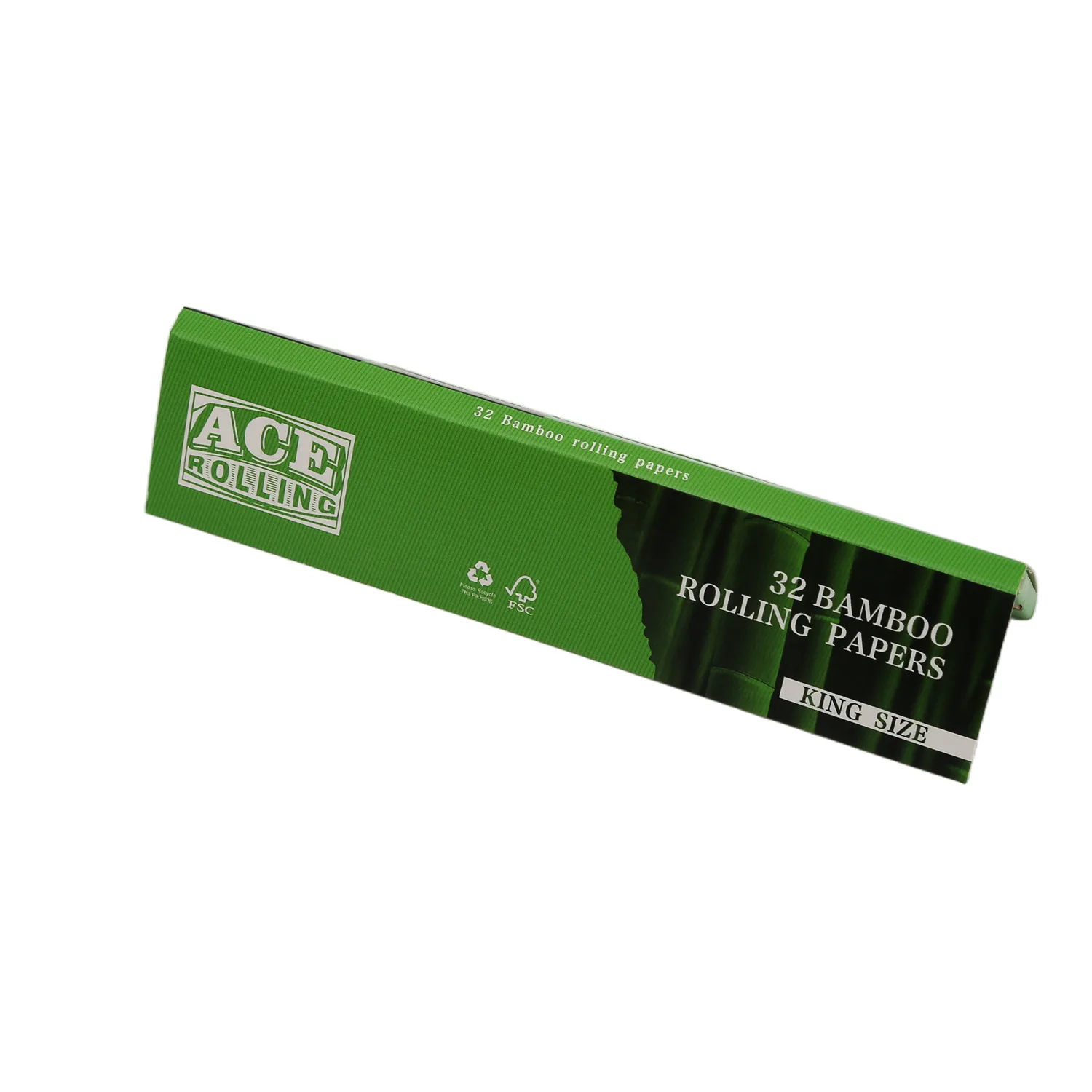 Ace Rolling king size bamboo rolling paper booklet with FSC mark