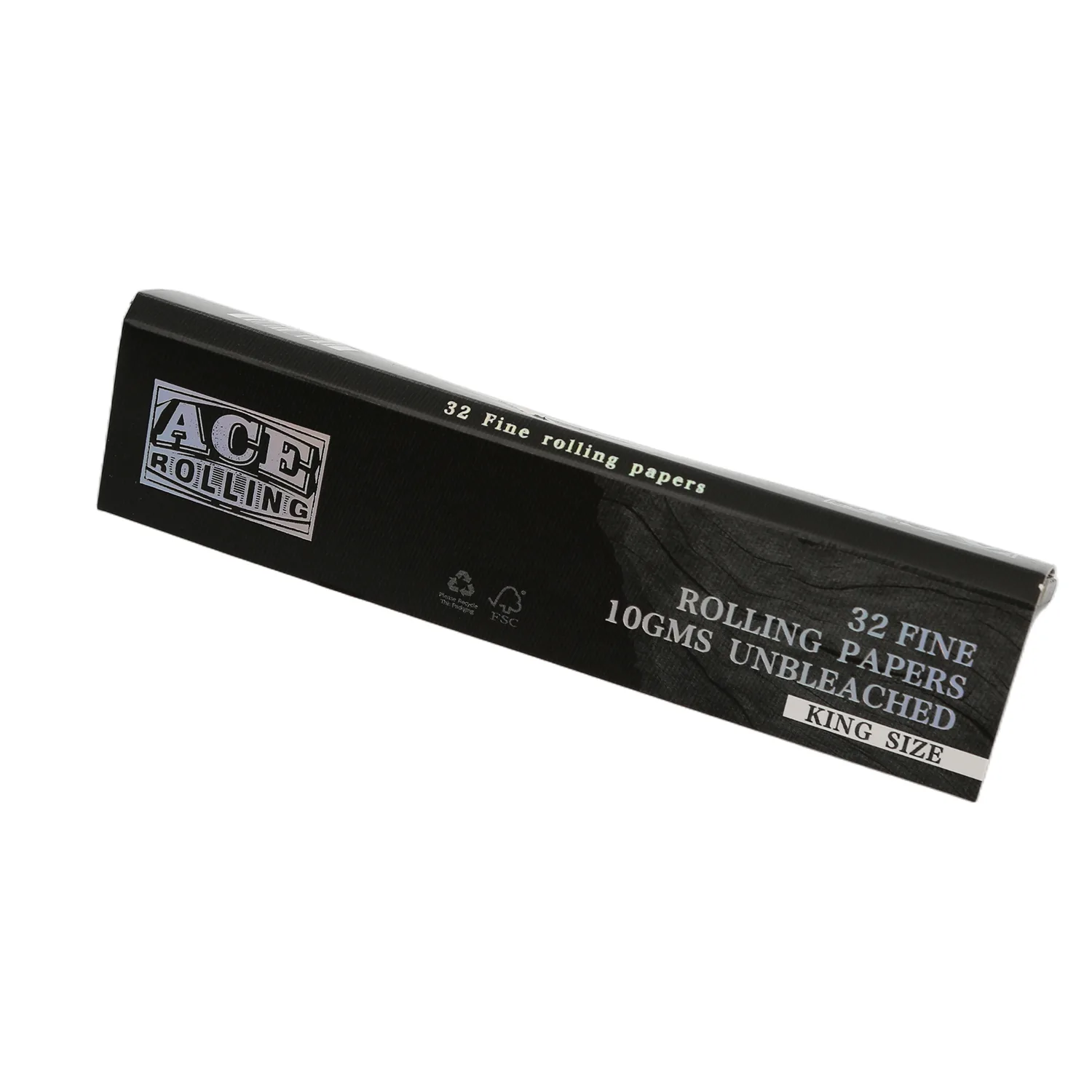 Ace Rolling king size pack labeled 10gms unbleached fine papers