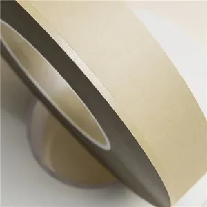 Industrial bobbin of natural-tone thin paper stock