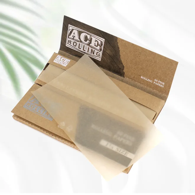 Open Ace Rolling booklet with translucent fine paper sheet