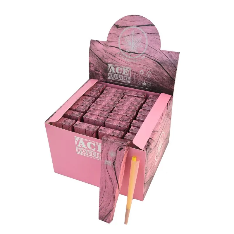 Ace Rolling pre-rolled cones display with individual cone