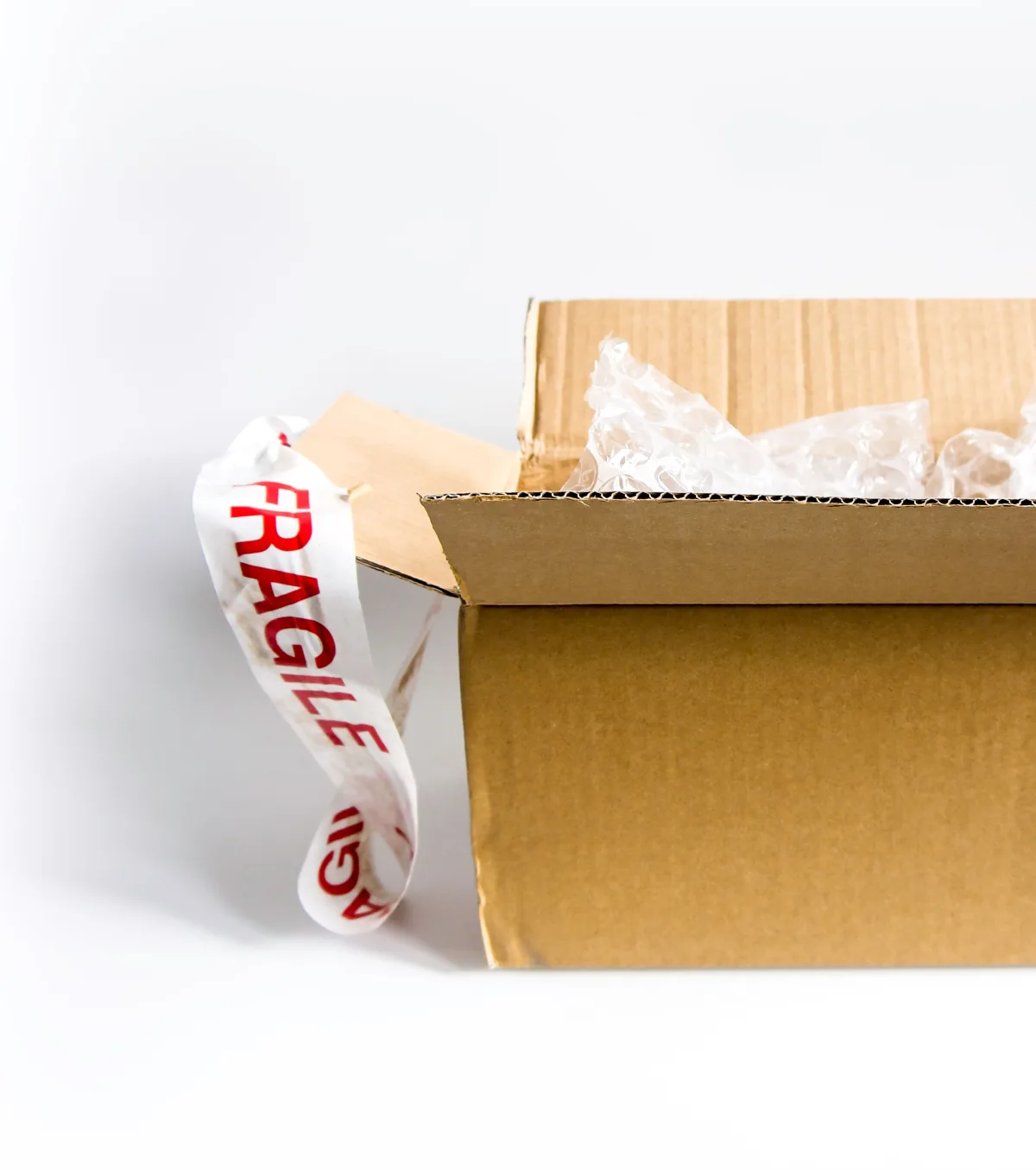 Protective ecommerce packaging for fragile retail products