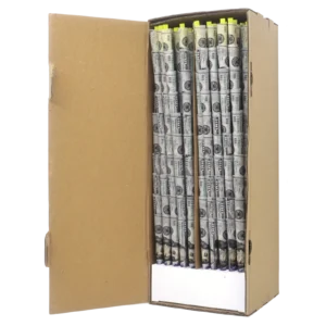 1000pk Dollar 109mm Pre-Rolled Cones wholesale product and packaging