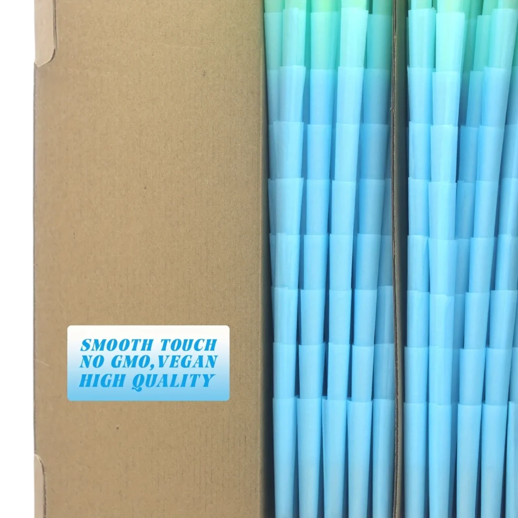 1000pk Blue Pre-Rolled Cones wholesale product and packaging