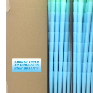 1000pk Blue Pre-Rolled Cones wholesale product and packaging