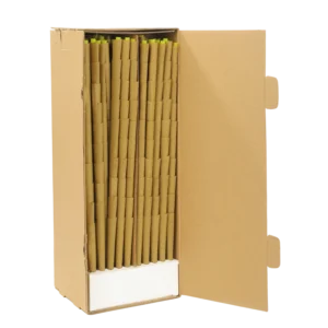1000pk Organic Unbleached Pre-Rolled Cones wholesale product and packaging