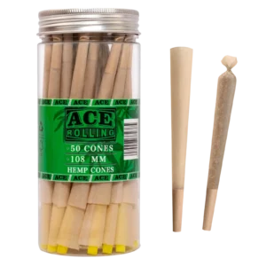 Hemp Pre-Rolled Cone Jar wholesale product and packaging