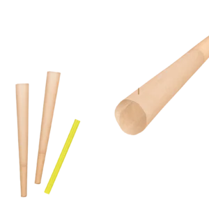 1000pk Natural Brown Pre-Rolled Cones wholesale product and packaging