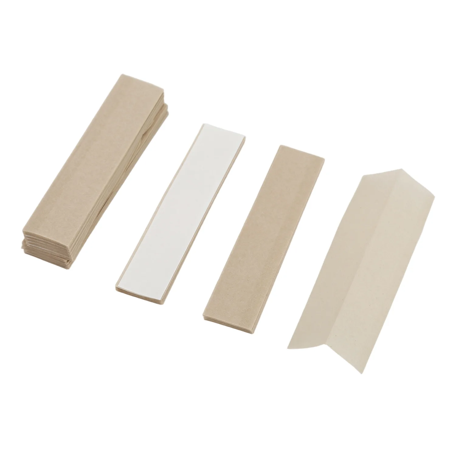 Ace Rolling unbleached filter tips flat and folded